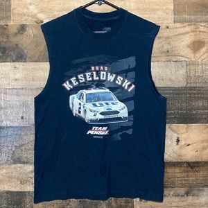 Brad Keselowski 2 Miller Lite NASCAR Shirt Size Medium